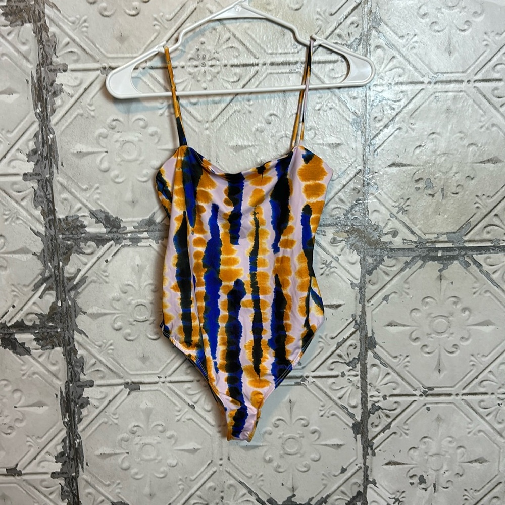 Zara tie dye tank bodysuit